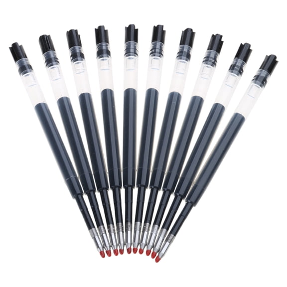 10Pcs Metal Ballpoint Pen Refills for Twist Action Ballpoint Pens Multifunction Pen, Standard Ballpoint Metal Refills
