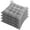 Gray, variant on NPolar Square Chair Cushion 15.75x2.37in Soft Tie on Sitting Mat Cotton Seat Mats for Home Office Car Sitting Travel 4Pack, Gray