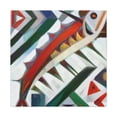 thumbnail image 3 of Pike Fish Impressionism - Canvas, 3 of 25