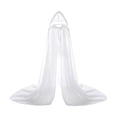 thumbnail image 5 of DuoJiaJ Womens Hooded Wedding Cape, Long Cloak Party Dress Up White, 5 of 5