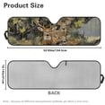 thumbnail image 7 of Yuyamidu Camouflage Hunting Deer Windshield Sun Shade Compatible with Jeep Wrangler JK JL Bolck UV Rays & Protect Car Interior Heat Shield Cover, 7 of 7