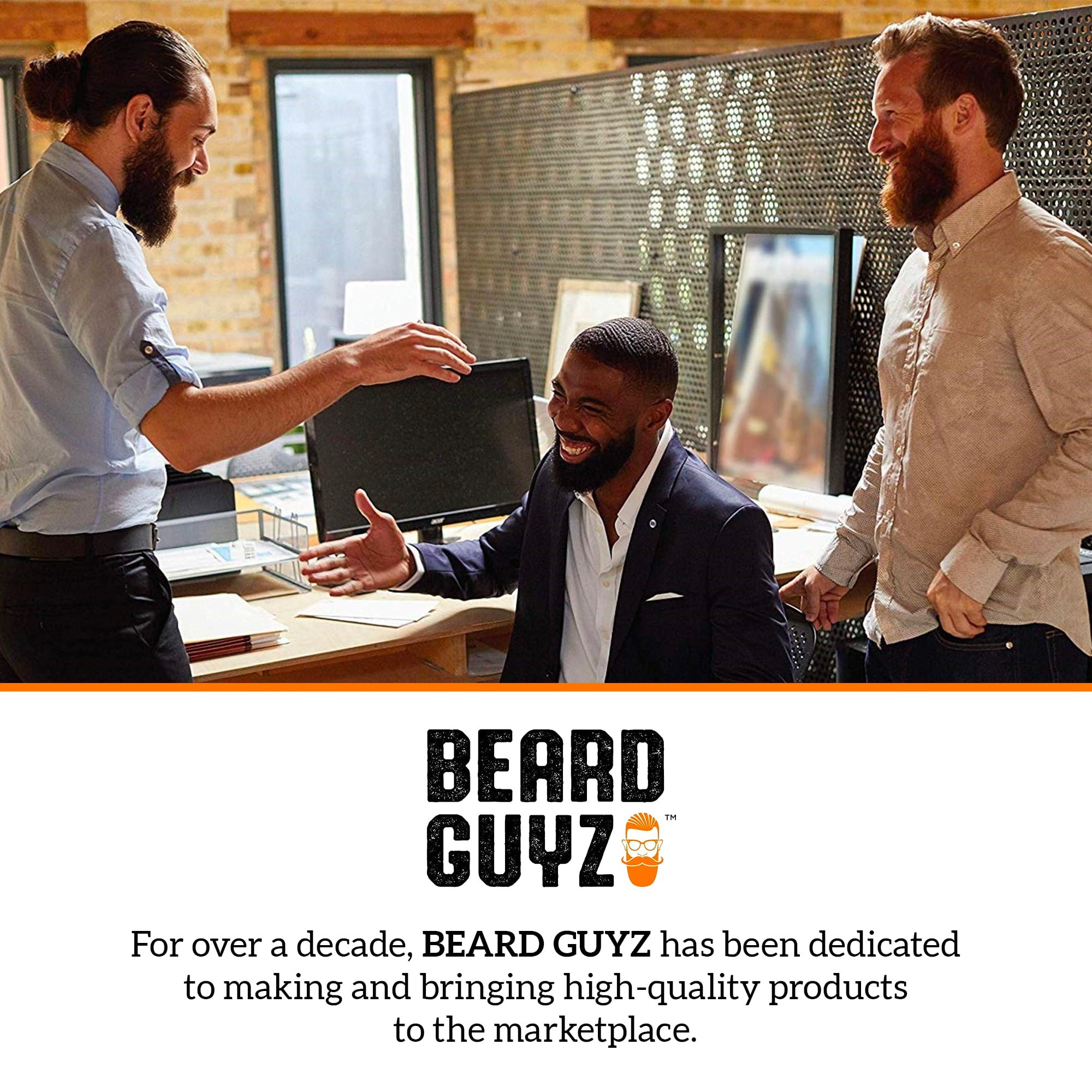 Beard Guyz 2-in-1 Wash & Tame Conditioner, with Argan Oil & Keratin, 8 fl oz