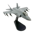 thumbnail image 4 of Simulación 1:72 F-35A modelo de avión con soporte de exhibición decoración de mesa ornamento recuerdo adultos juguete juguetes en miniatura para Sunnimix Avión fundido a presión, 4 of 8