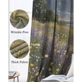 thumbnail image 3 of Spring Floral Blackout Curtains for Bedroom Living Room Darkening Curtains 84 Inch Length 2 Panels Set Pastoral Botanical Oil Painting Flower Window Curtain Window Treatment Grommet Drapes 42"x84", 3 of 9