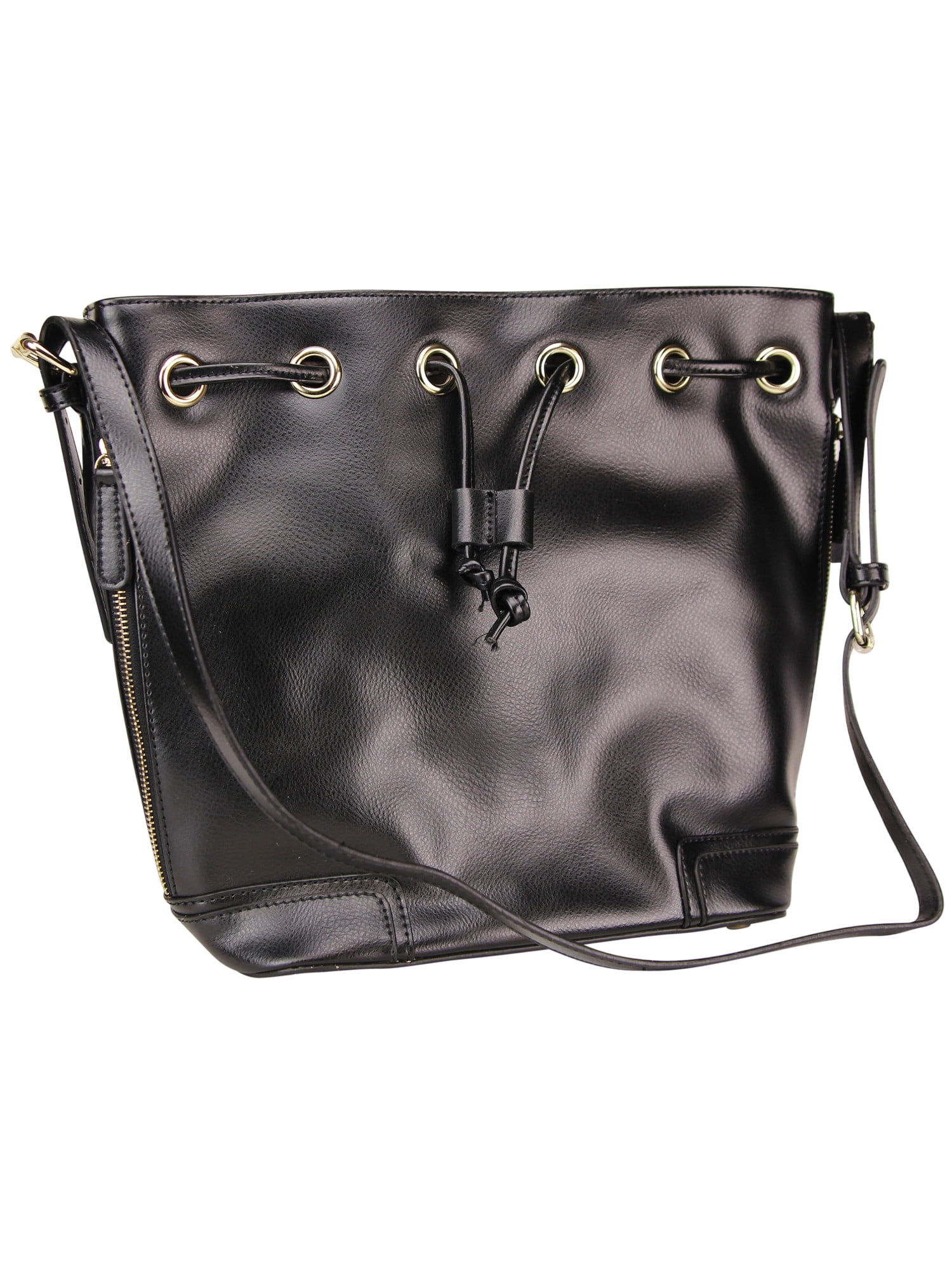 Women's Fashion Leather Handbag Shoulder Bags Tote Purse (Black