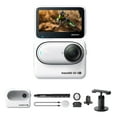 thumbnail image 1 of Insta 360 GO 3S (White) 64GB Tiny Mighty 4K Action Vlogging Camera + Invisible Selfie Stick, 1 of 9