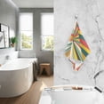 thumbnail image 2 of Yayeee 100% Cotton Hand Towels for Bathroom 16" x 28" Soft Absorbent Kitchen Towel, Colorful Cat, 2 of 7
