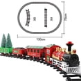 thumbnail image 3 of Classic Christmas Train Set Toy With Lights And Sounds,electric Railway Train Toy Battery Operated Christmas Train Track Toy Set Christmas Gifts For K, 3 of 5