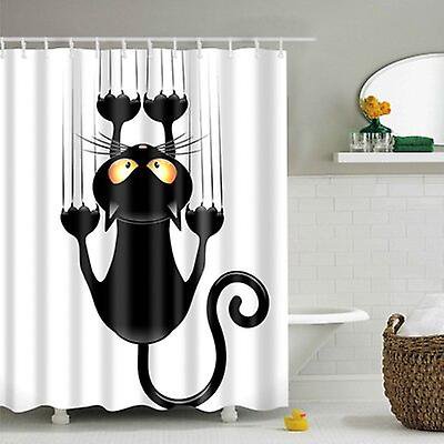 Serie de patrones creativos Nueva cortina de ducha Colorida Poliéster ecológico de alta calidad Lavable Decoración de baño Cortina de ducha 1pcs I 90 * 180 cm Kuyhfg Bienvenido a Kuyhfg