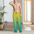 thumbnail image 2 of Rateoe Teal To Yellow Gradient Pattern Men’s Ultra-Soft Comfy Pajama Lounge Pants Sleepwear,Comfortable Lounge Wear,lightweight Pajamas, Casual Home Wear-X-Large, 2 of 6