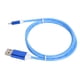 thumbnail image 1 of Cable de carga USB para IOS LED Light Up Flowing Cable de carga rápida para teléfonos móviles IOS, 1 of 8