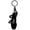 Black, variant on Sturdy Alloy Farbic Materials Dance Shoe Keyring with Artistics Designs Supplies for Dance Culture Admirers Ornament