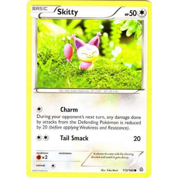 Pokemon Primal Clash Common Skitty #113