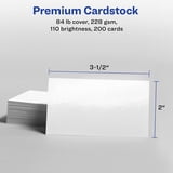 Avery Clean Edge Business Cards, Two-Side Printable, Glossy/Matte Back ...