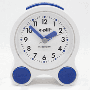 e-pill MedSmart V8 Atomic Talking Clock: Your Loud & Easy Set Alarm Clock for Medication and Task Management