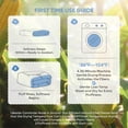 thumbnail image 4 of Bestier Blue Full Size Comforter Set | 3-Piece Bed in a Bag for All Seasons, Luxury Hotel Bedding Sets, U-Shaped Stitched Clump-Free Sorona Plant-Based Fiber, Gifts for Women Men, 4 of 7