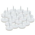 thumbnail image 1 of 30 Pcs Clous Ronds en Nylon Blanc pour Meubles, 1 of 8