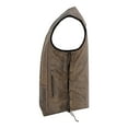 thumbnail image 4 of Men's Motorcycle Sleeveless Leather Vest Biker Riders Motorbike Vests New Antique Brown-42, 4 of 5