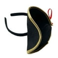 thumbnail image 4 of Okbabeha Halloween Pirate Headband Tiara Pirate Hats Hair Ties Headwear, 4 of 8