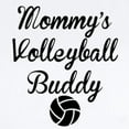 thumbnail image 2 of CafePress - Mommys Volleyball Buddy Body Suit - Baby Light Bodysuit, Size Newborn - 24 Months, 2 of 4
