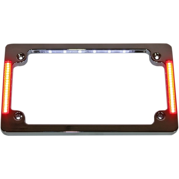 Custom Dynamics TriHorizontal License Plate Frame With FlushMount