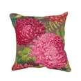 thumbnail image 5 of Liora Manne Marina Mums Indoor Outdoor Decorative Pillow Fuchsia, 5 of 5