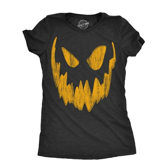 Womens Big Mouth Bob Pumpkin T Shirt Funny Halloween Jack O Lantern Spooky Smile Tee for Ladies Womens Graphic Tees