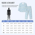 thumbnail image 4 of Sikiie Floral Daisy Mens Pajama Set, Soft Warm Long Sleeve Sleepwear, Cozy Button-Down Pjs for Men-X-Large, 4 of 7