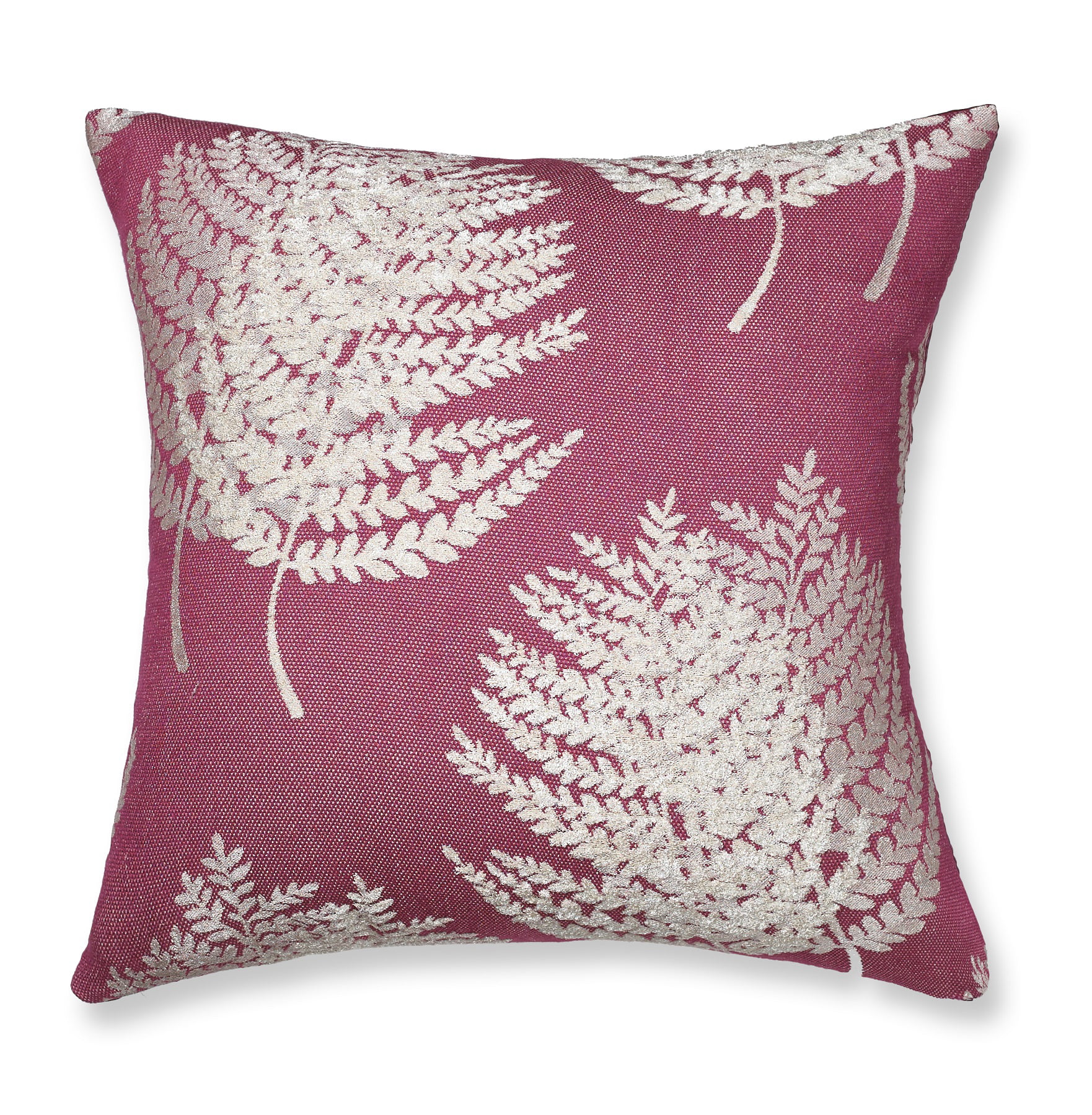 CUSHION COVERS PLUM FAWN BROWN BURGUNDY BEIGE FLOWER LEAVES PILLOW COVERS 