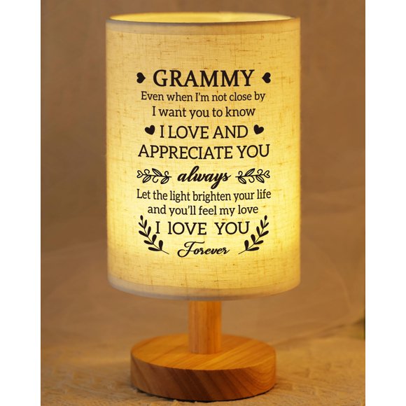 Lamp SUEHHYY Grammy Gifts Luz nocturna LED USB para mesita de noche