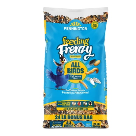 Pennington Feeding Frenzy All Birds High Variety Blend Wild Bird Food 24 Pounds