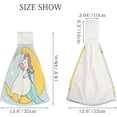 thumbnail image 3 of Hanging Towels 1 Pcs, Dish Towels Cute Wizard Unicorn Sitting on The Moon Absorbent Hand Towels with Hanging Loop Washcloth for Bathroom Kitchen, 3 of 6