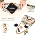 thumbnail image 2 of FORMRS Womens Shoulder Bag with Chain Strap Clutch Purse Cute Tote Handbag, Cute Rainbow, 2 of 7
