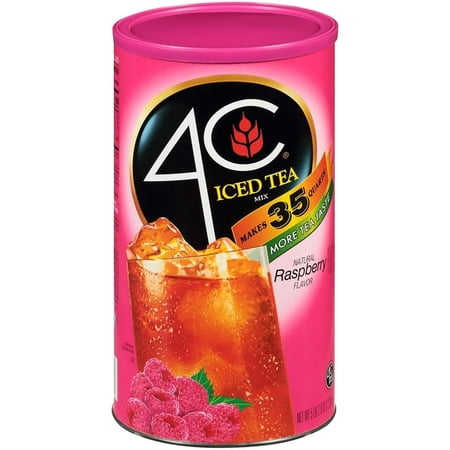 4C Raspberry Iced Tea Mix 82.6 oz Canister – Sweetened Raspberry Tea Beverage Mix 4C Raspberry Iced Tea Mix 82.6 oz Canister – Sweetened Raspberry Tea Beverage Mix