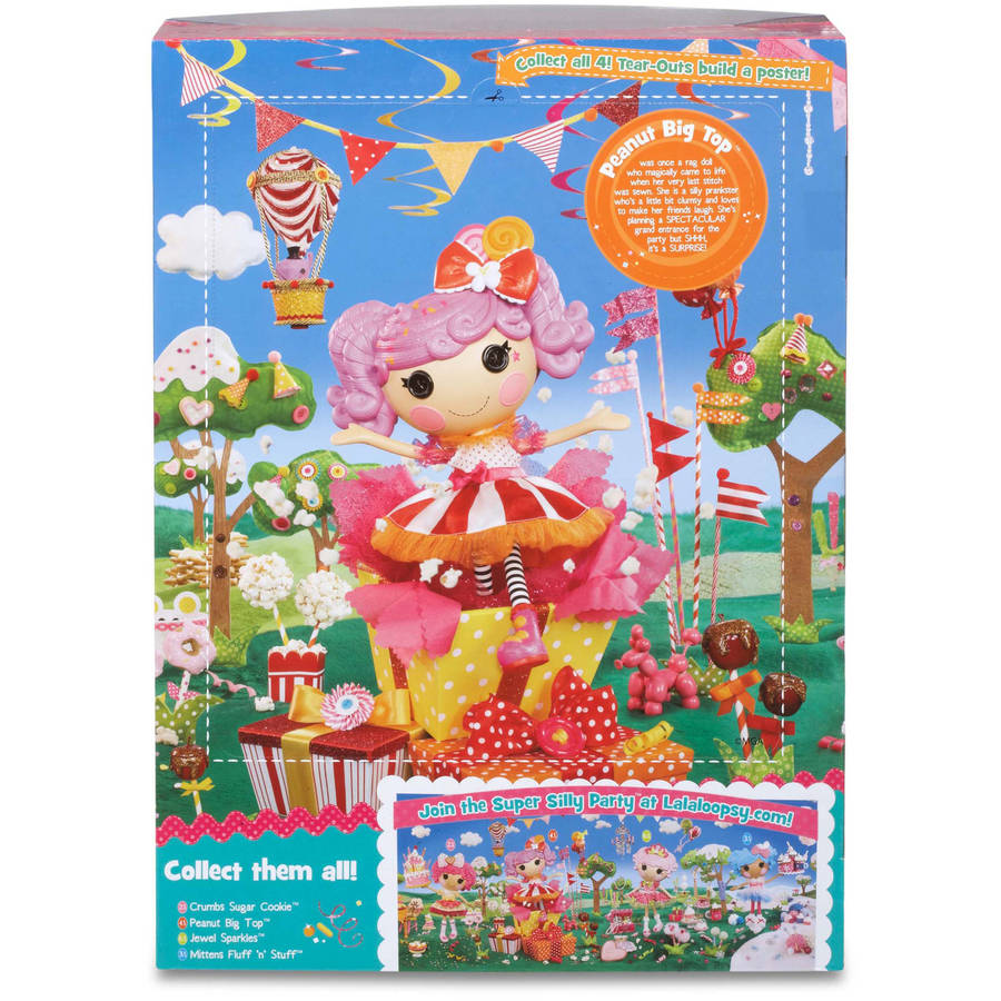lalaloopsy super silly party crochet peanut big top