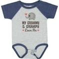 thumbnail image 3 of Inktastic My Grammy and Grampy Love Me Boys or Girls Baby Bodysuit, 3 of 5