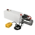 thumbnail image 3 of Dawot 12V DC Single Acting Dump Trailer Pump Hydraulic Pump 8 Quart 2 Gallon Hydraulic Power Unit with Plastic Reservoir for Dump Trailer Car Lifting for Dump Trailer Car Lifting, 3 of 13