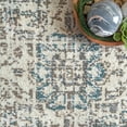 thumbnail image 3 of nuLOOM Tanith Vintage Medallion Cream 2' 6" x 12' Transitional Runner Rug, 3 of 4