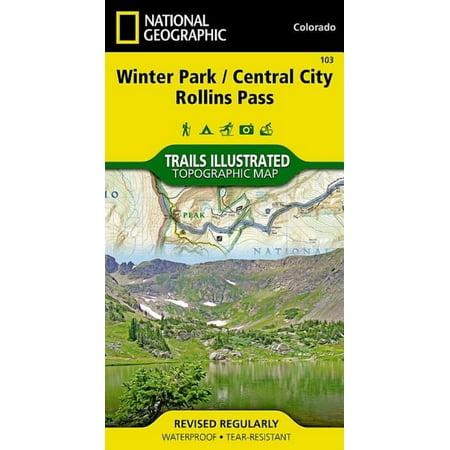 National Geographic Maps: Trails Illustrated: Winter Park, Central City, Rollins Pass - Folded Map