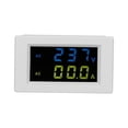 thumbnail image 2 of Amperímetro Digital, Voltímetro De Pantalla Digital, Peque?o Digitale Misuratore Blanco Negro Para Reguladores De Voltaje De Gabinete De Distribución ANGGREK Otras Herramientas & Hardware, 2 of 7