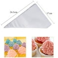 thumbnail image 2 of 24 Inch Extra-Large Piping Bags, 100 Pack, Thick Anti-Burst Non-Slip Icing Bags, Professional Quality, Bpa-Free, Suitable For Home Bakers And Pros, White, 2 of 6