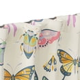 thumbnail image 4 of Mainstays Kids Multicolor Butterfly Printed Blackout Rod Pocket with Back Tabs Single Curtain Panel, Set of 1, 38" W x 84" L, 4 of 8