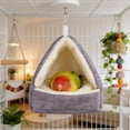 thumbnail image 6 of Warm Plush Parrot Nest Hammocks for Medium Sized Birds Winter Sleeping House Cozy Cage Accessory, 7.87x7.48x7.48 inches, 6 of 6