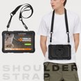thumbnail image 7 of Case for Lenovo Tab M10 Plus 3rd Gen 10.6 inch 2022, 360 Rotating Stand Handle Pencil Holder Shoulder Strap Heavy Duty Shockproof Cover, Black, 7 of 7