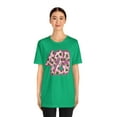 thumbnail image 3 of Unisex Jersey Short Sleeve Tee Cute Pink and Green 420, 3 of 12