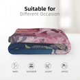 thumbnail image 5 of Custom Sea Turtle Blanket for Women Kids, Personalized Sea Animal Blanket for Sea Turtle Gifts, Lightweight Flannel Customized Blanket for Couch Bed 50x60 Inches, 5 of 6