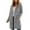 02 Gray, variant on zfwon Winter Coats for Women Longline Fleece Lined Jacket Solid Color Casual Loose Fit Zip Up Warm Quilts Jacket Thicken Padded Jackets Puffer Coat Overcoat Outerwear with Pockets