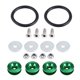 thumbnail image 1 of Car Aluminium Alloy Bumper Washer/Bolt Engine Bay Dress Up Kit Quick Release Fastener, 1 of 5