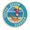 Sapphire Martini, variant on Happy Hour! At Siesta Beach, Florida USA 3.5 Inch Iron Or Sew On Embroidered Fabric Badge Patch Ocean Beach, Salt Life Iconic Series