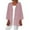 Pink, variant on tklpehg Womens Cardigan Loose Cover Up Casual Blouse Tops Leisure 3/4 Sleeve Fall Coat Overcoat Solid Color Blouses Green M